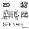 thumbnail image 4 of Unique Bargains PCB USB Connector Type-A Female Jack Short Body 180 Degree Vertical Insert 10Pcs, 4 of 4