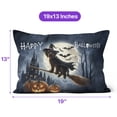 thumbnail image 4 of Happy Halloween Wirehaired Pointing Griffon Witch Pumpkins Bats Pillow Cushion Double Sided Dog Lover Throw Pillow - 13012, 4 of 4