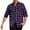 Purple, variant on Men's Buffalo Plaid Flannel Shirt Long Sleeve Button-Down Cotton Shirt Jacket with Chest Pocket Casual Fall Winter Warm Checkered Overshirt Layering Essential