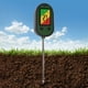 thumbnail image 1 of 5 en 1 Temp Medición de intensidad de la luz solar Análisis Digital Humedad Sensor de humedad Alarma de luz de sonido para plantas Flores Jardín, 1 of 9