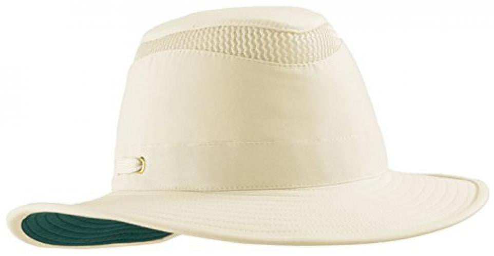 GENUINE TILLEY AIRFLO LTM3 HAT NATURAL CREAM WITH GREEN MADE IN CANADA 