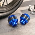 thumbnail image 3 of 2Pcs Colorful Carbon‑Fiber Style Front fork Crash Pads, Aluminum Shock‑Absorbing Protector for Motorcycle Scooter Anti‑Fall Collision Protection Accessory, 3 of 6