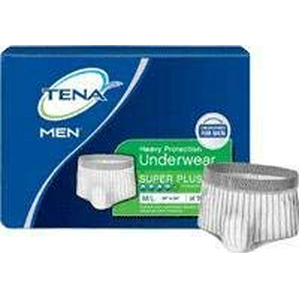 TENA Men Super Plus Absorbency Protective Underwear Medium/Large, 34