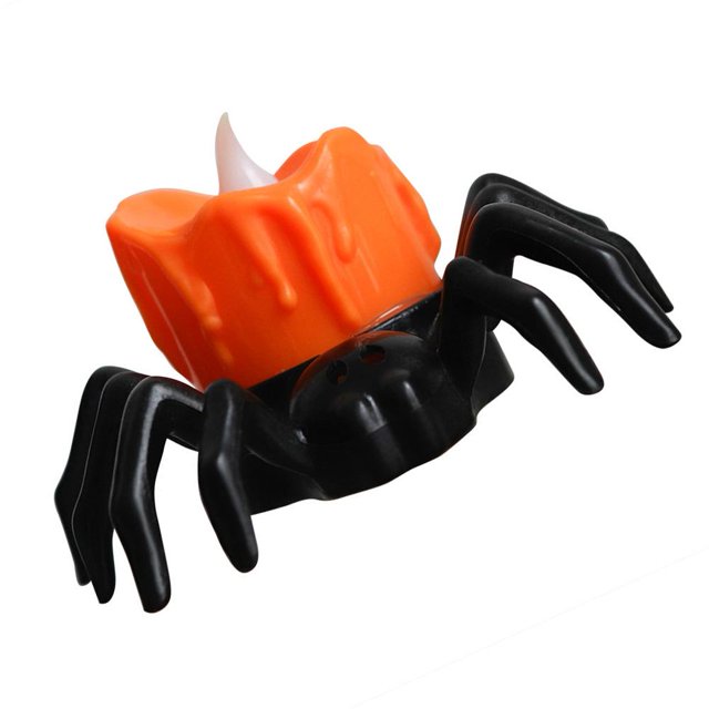 20uds. Candelita LED de Halloween Velas LED con velas de araña que funcionan con pilas (1 pieza)