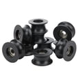 thumbnail image 4 of Slatcetga 10Pcs Roller Bearing Deep UShaped Groove Nylon Coated Pulley Guide Rail Wheel 608ZZ, 4 of 8