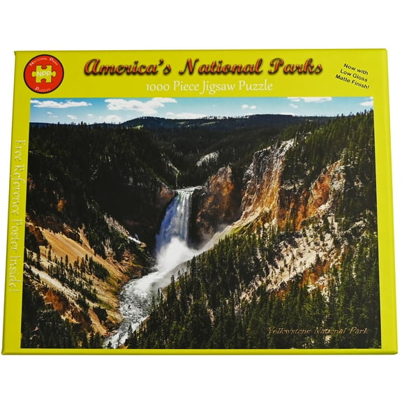 National Park Puzzles Yellowstone National Park Lower Falls of the Yellowstone River