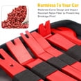 thumbnail image 3 of BAKIBO Auto Trim Removal Tool Kit, 19 Pcs No Scratch Pry Tool Set for Car Panel and Dashboard Removal, Includes Door Panel Tool, Push Rivets, Car Clips, Essential for Interior Trim Work, Red, 3 of 8