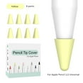 thumbnail image 1 of 8 Pcs Silicone Replacement Tip Case For Apple Pencil 2 1 Touchscreen Stylus Pen Case Nib Protective Cover Skin for Apple Pencil Yellow, 1 of 6