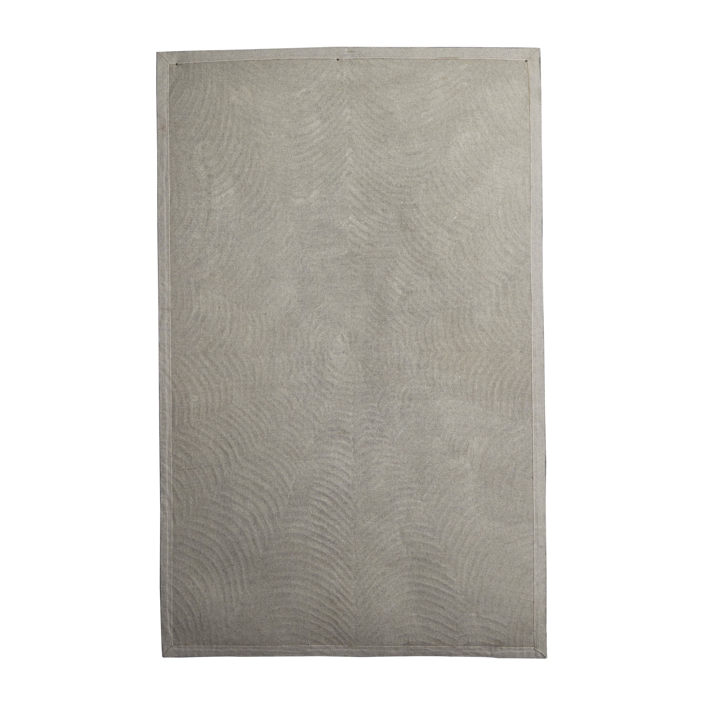 DecMode Living room Rectangle Geometric Contemporary Area Rug, Light Gray, 8' x 10', 1 - Piece
