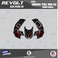 thumbnail image 2 of Kalair GFX Graphics Kit for Honda TRX300EX (2007-2013) Revolt Series, 2 of 6