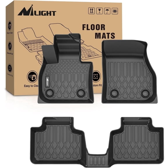 Nilight Floor Mats for 2025 Mini Countryman (Not for SE/Electric Models) All Weather Custom Fit Heavy Duty Floor Liners
