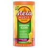 Metamucil Premium Blend, Psyllium Fiber Powder Supplement, Sugar-Free with Stevia, Natural Orange Flavor, 114 Servings