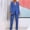 Blue, variant on purcolt Womens Suit 2 Piece Slim Fit Outfits Suits Professional Blazer with Pants Dressy Casual Suiting Business Office Sets for Work