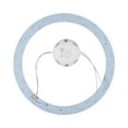 thumbnail image 2 of 18W 220V 5730 SMD círculo luz LED Panel redondo lámpara de techo tablero bombilla reemplazo blanco cálido, 2 of 8