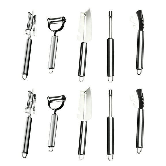 10PCS  Professional Quality  Peeler Kit with Ergonomic Handles for Chefs
