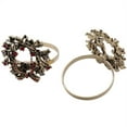 thumbnail image 3 of 24Pcs Christmas Wreath Napkin Rings Metal Napkin Buckle Napkin Holder Napkin Circle, 3 of 5