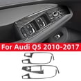 thumbnail image 2 of For Audi Q5 2010-2017 Accessories Carbon Fiber Modification Interior Car Windows Control Panel Trim Frame Decor Cover Sticker., 2 of 8