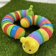 thumbnail image 5 of 12pcs, Cute Bug, Artifact Bug, Swing Colorful Caterpillar Toy, Holiday Party Small Gift, Office Decoration, Classroom Bionics Interest Small Toy, Color Box Packaging, Kids Christmas Gift, 5 of 5
