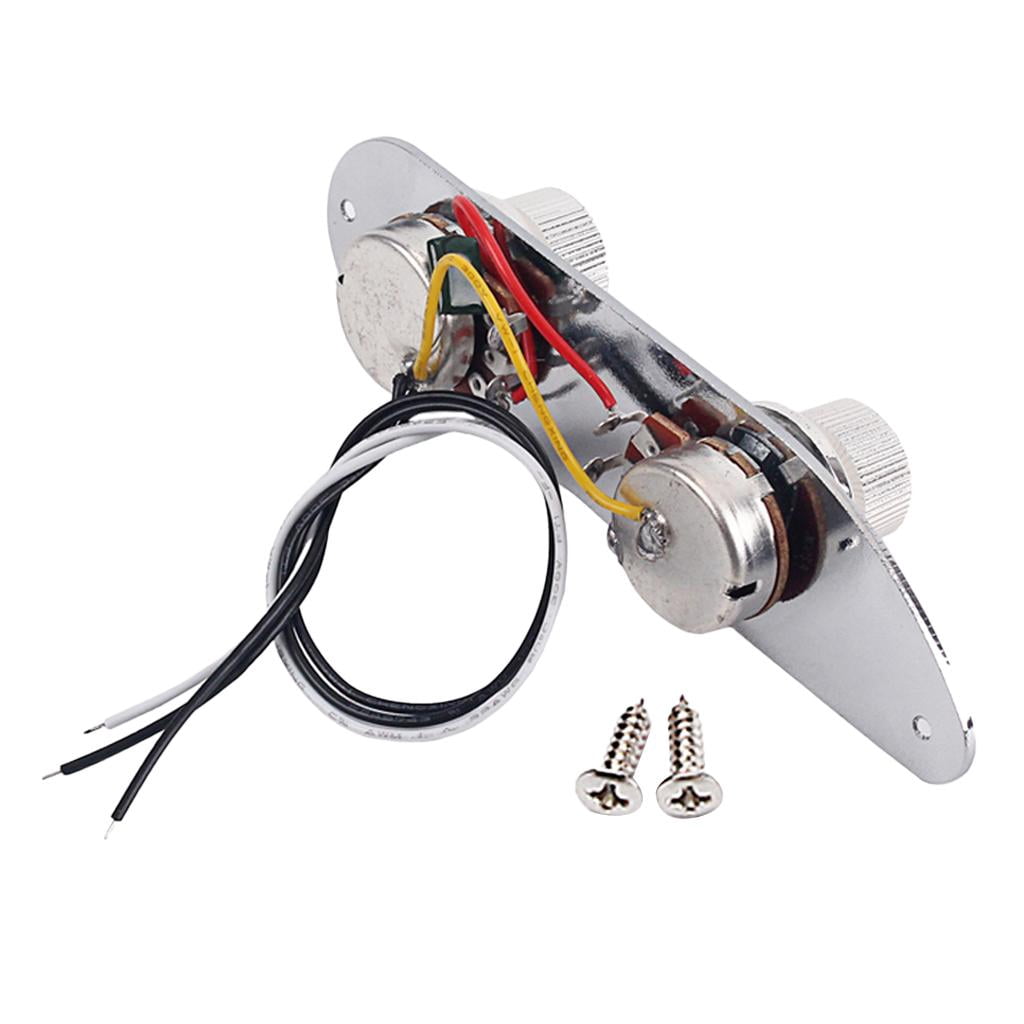 LeeQinersw 2pcs Guitar Loaded Prewired Control Plate for 51 Electric Guitar Accs