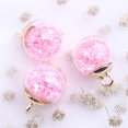 thumbnail image 5 of 100 Pcs Colorful Glass Ball Pendants Glass Charms with Tiny Shiny Star Craft Accessory for DIY Necklace Bracelet Earring Craft Jewelry Making Charms DIY, 5 of 6