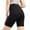 Black, variant on High Waist Seamless Yoga Shorts For Lifting Workout Running Fitness Tight Gym Shorts