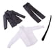 thumbnail image 1 of Conjunto de ropa ToyDoll, traje formal de caballero para 12 figuras de acción masculinas (abrigo + Gris, 1 of 9