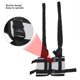thumbnail image 5 of M Buder Arnés Colgante de Espalda de Algodón Grueso para Barra Horizontal, Cinturón de Fitness en Casa para Entrenamiento de Estiramiento y Relajación Lumbar (26 cm / 10.2 inches) Color Negro, 5 of 9