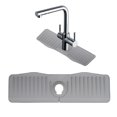thumbnail image 3 of Almohadilla Drenaje Cuadrada Silicona para Grifo Baño Lavabo Almohadilla Extendida para Salpicaduras (S Gris), 3 of 9