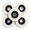 115mm, variant on Wool Polishing Disc, 5PCS High-Density Pad Fine Buffing for Metal, Aluminum, Stainless Steel & Stone
