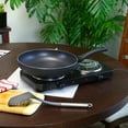 thumbnail image 4 of Oster Ashford 12 inch Aluminum Frying Pan in Black, 4 of 5
