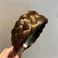 thumbnail image 1 of Fiudx Diadema para Peluca, Elegante y Juvenil, con Trenzas Suaves y Realistas, Comoda y Firme, Ideal para Uso Diario, Estilo Vintage para Mujer, Diseño Artesanal Incluido., 1 of 3