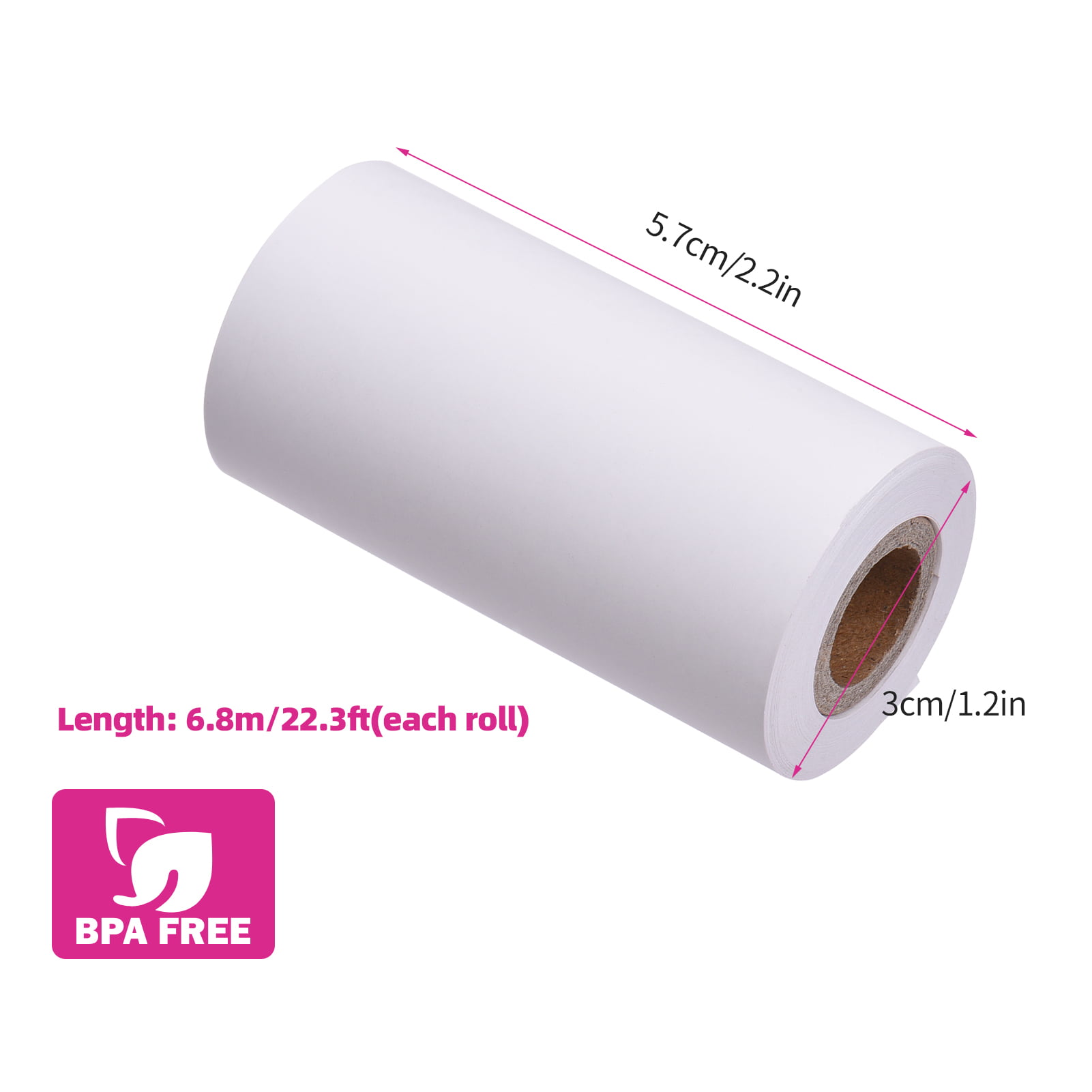 NEW 3 Rolls Of 57x30mm Printing Paper Thermal Paper Suitable For P1  Machine UK 