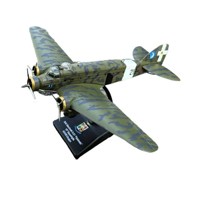 Yinanstore 1/144 Aircraft Alloy Model Gift Craft Metal Model for Bedroom Bookshelf Cafe Style B