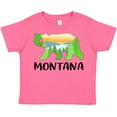 thumbnail image 3 of Inktastic Montana Lake and Trees in Bear Silhouette Boys or Girls Toddler T-Shirt, 3 of 5