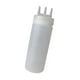 thumbnail image 4 of Botella para condimentos, aderezo para ensaladas, recargable para el hogar, 600 ml, triple boquilla Blanco, 4 of 9