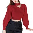 thumbnail image 2 of Suéter sexy de invierno para mujer, moderno, de cintura alta, informal, para todo tipo de ocasiones, buen regalo para madres, amigas, 2 of 4