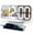 White, variant on Digital Alarm Clock, 6.6" Mirror LED Display with 4-Level Dimming, Dual Alarm for Couples and Heavy Sleepers, Snooze Function，Dual USB Charger, Night Mode, for Bedroom, Desk, Wall Mount