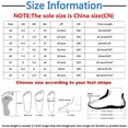 thumbnail image 4 of ibiyuan Cute Flip Flops for Women Black Thong Sandals Non- Rubber Sole Summer Slippers Dressy Orthofeet Shoes for Women, 4 of 7