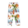 thumbnail image 4 of Kll Womens Gnome And Surfing Print Pajama Pants Soft Pajama Bottoms For Women Cozy Lounge Pants, 4 of 9