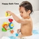 thumbnail image 4 of Juguetes de baño para niños pequeños de 1 a 2 años de edad, niña de 3 años, juguetes de agua para bañera de bebé recién nacido en edad preescolar, juguete infantil multicolor interactivo duradero, 4 of 5