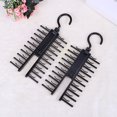 thumbnail image 1 of OULII 2Pcs Metal Clothes and Scarf Tie Rack for Home Organization, 1 of 8