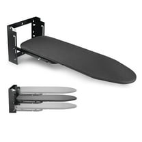 Wall Mounted Ironing Board with Height Adjustment, Space-Saving And Foldable Ironing Board with Removable Heat Resistant Cover