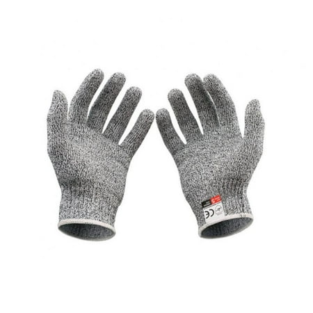 

Cut Resistant Gloves - Ambidextrous Food Grade High Performance Level 5 Protection. Size Medium
