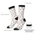 thumbnail image 4 of Lsque Easter eggs with flowers Printed Men's Crew Socks, Soft Durable Breathable Moisture-Wicking with Odor Control Cotton socks, 4 of 6