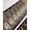 Brown, variant on Brown Ombre Stair Treads for Wooden Steps Indoor Runner Rug Carpet, Modern Abstract Art Oil Painting 7 Pieces Peel and Stick Staircase Step Treads Covers Washable Throw Door Mats, 30"x8"