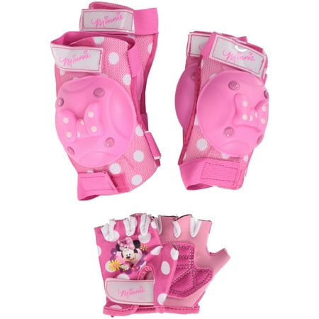 Disney Minnie Mouse Bow Protective Pad and Glove (Best Airsoft Knee Pads)