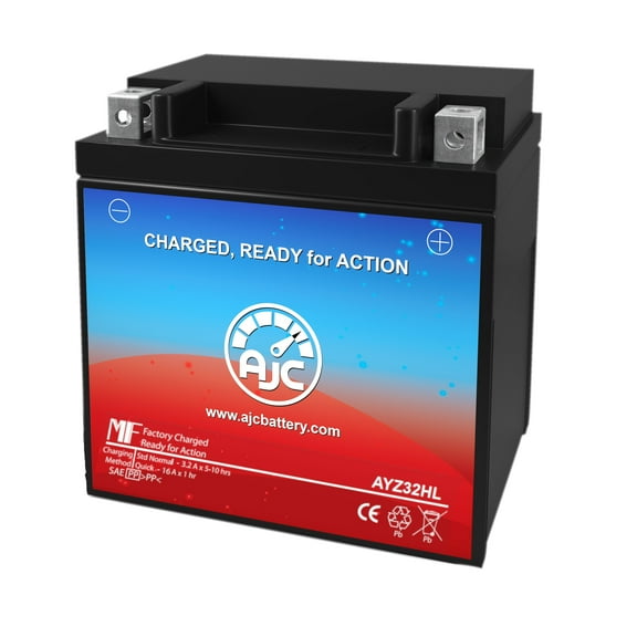 AJC Battery Compatible with Harley-Davidson Ultra Classic FLHTCUI 1450CC Motorcycle Pro Replacement Battery (1997-2006)