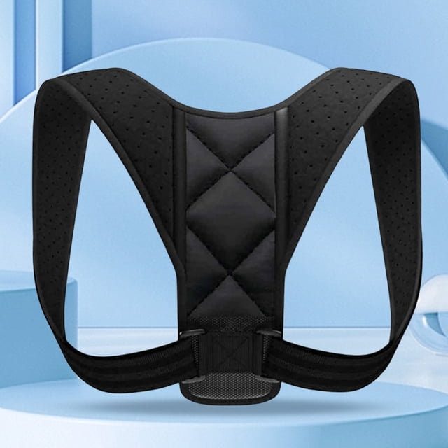 Corrector De Postura PU Back Brace Corrector Esponja transpirable elástica ajustable para niños adultos Likrtyny Para estrenar