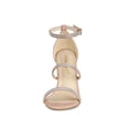 thumbnail image 2 of BLISSFUL STEP Women's Shoes Rhinestone Stiletto Heel Ankle Strap Sandals Dust Pink 7, 2 of 8