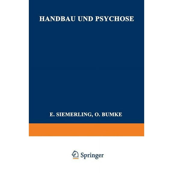 Handbau Und Psychose, (Paperback)